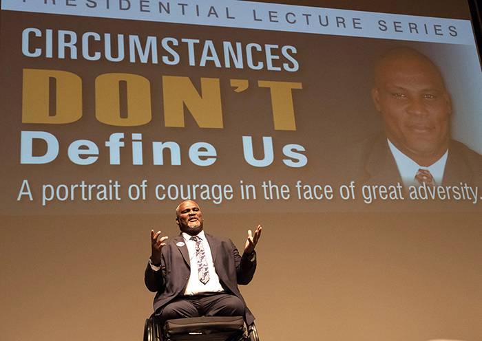 Presidential Lecture Series: Col. Gadson Inspires Suffolk