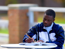 Studying Outside At the East Campus