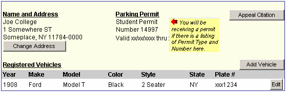 Successful Permit Registration