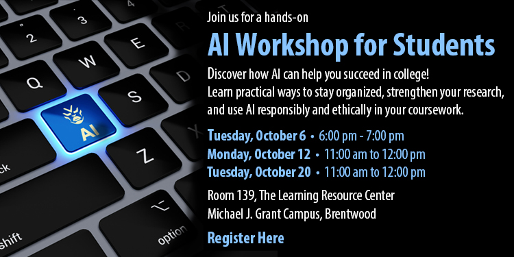 Hands-on AI Workshop for Students at the Grant Campus
