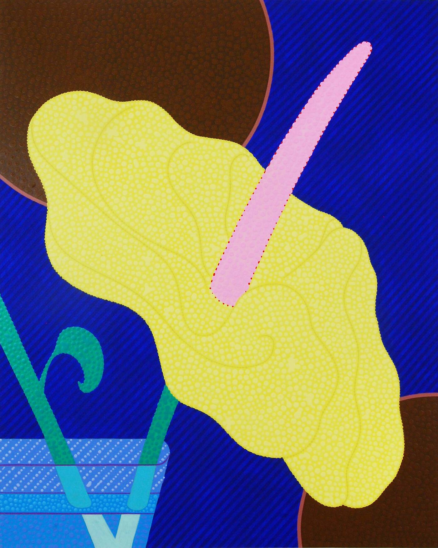 Eric Hibit Art: Yellow Anthurium