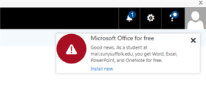 Office 365 Notice 2
